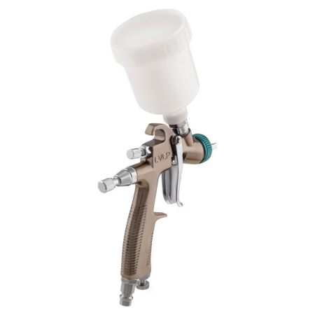 Pistol de vopsit pentru retus, STELS 573697, cana plastic 120 ml, duza 0.8 mm , consum aer 168 l/min [5]