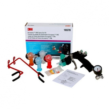 1. PISTOALE VOPSIT - Pistol de vopsit pulverizare 3M™ Accuspray™ HVLP ONE Spray Gun Kit, PN16578 + 5 capete de atomizare in set
