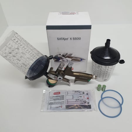 Pistol de vopsit SATAjet® X 5500 HVLP pentru vopsea RPS (fara cana) duză tip I [8]