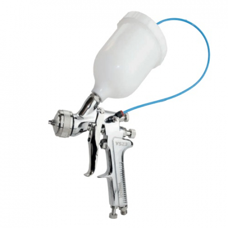Pistoale cana sus (pressure) - Pistol de vopsit, VB Italia VSZ3, consum aer 368 l/min, cana sus presurizata 600 ml, duza la alegere