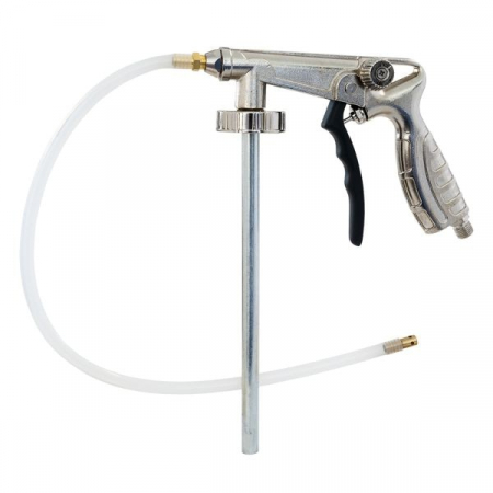 2. CONSUMABILE - Pistol insonorizant, Airpress 45199, pentru aplicat insonorizant sau ceara cavitati, contine furtun 51 cm