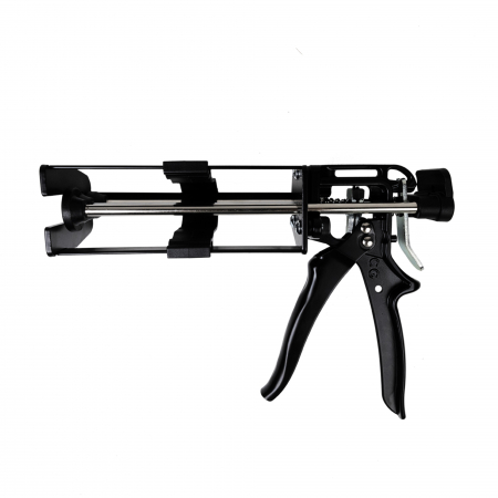 Reparatie plastic - Pistol manual, Finixa PLI 60, pentru aplicat adezivi 2K, adeziv epoxidic bicomponent pentru metal