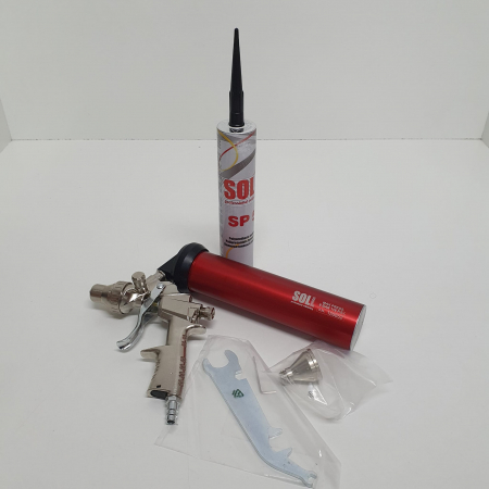 Pachet pistol + mastic, Soll SPG, profesional pentru pulverizat masticu polimer in cartuse + 24 buc mastic Soll SP6 [4]