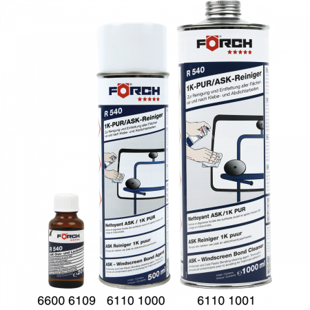 2. CONSUMABILE - Solutie de curatat, Forch R540, pentru parbriz inainte de lipire, gramaj 20 / 500 / 1000 ml