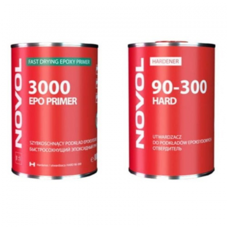 Epoxy Primer - Primer / Filler epoxidic, Novol 3000 Epo, gramaj 0.8 litri + intaritor 0.8 litri