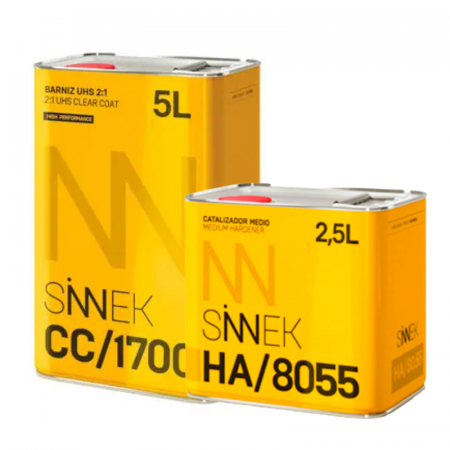 2. CONSUMABILE - Pachet lac auto, Sinnek CC 1700, 2:1 UHS, cantitate 5 litri lac + 2.5 litri intaritor