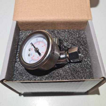 Regulator de presiune aer cu manometru mecanic, Airpress 45748-R, montare pe furtun, cupla 1/4, maxim 10 bar [5]