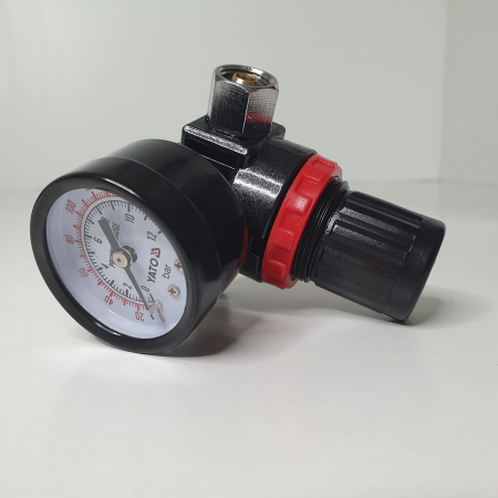 Regulator de presiune  cu manometru mecanic,Yato YT-2381, montare pe furtun [5]