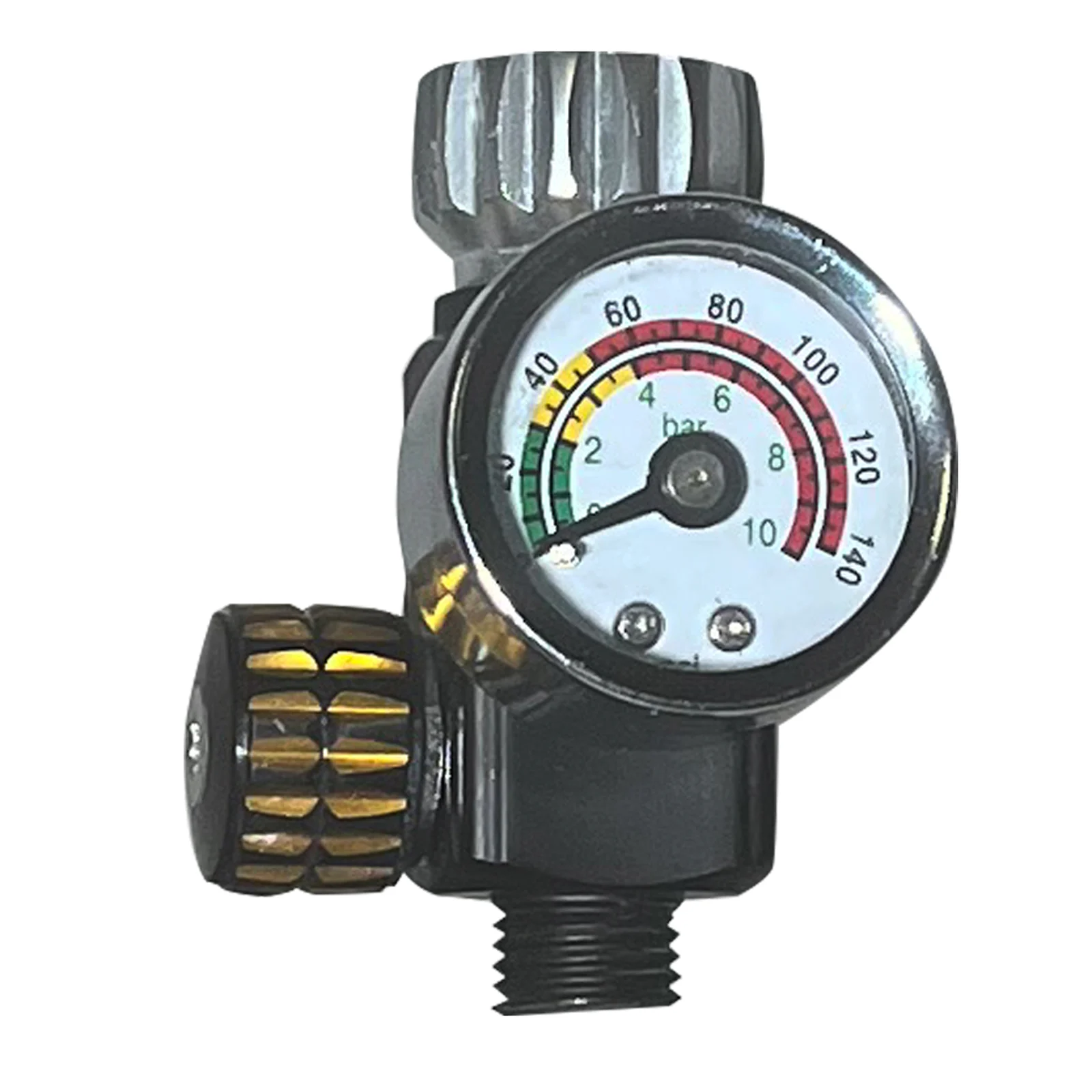Manometre - Regulator de presiune aer cu manometru mecanic, PrimaSystem, montare pe furtun, cupla 1/4, maxim 10 bar