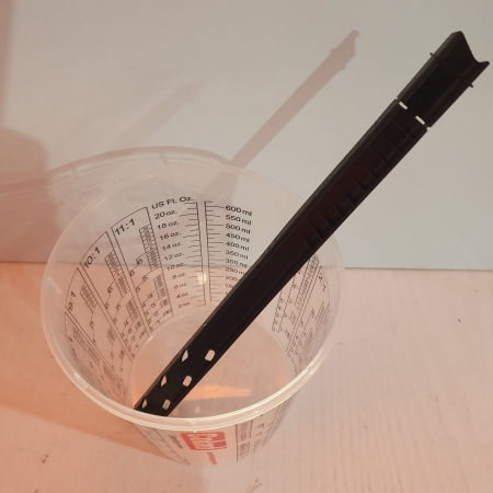 Rigla de mixat vopsea,Colad  9500CLD, rezistente la solvent, forma Turbomix, lungime 22 cm, set 512 bucati [2]