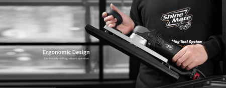 Rindea electrica, Shine Mate ES550-5 Electric Sander, talpa velcro, putere 600w, talpa 70 x 400 mm [5]