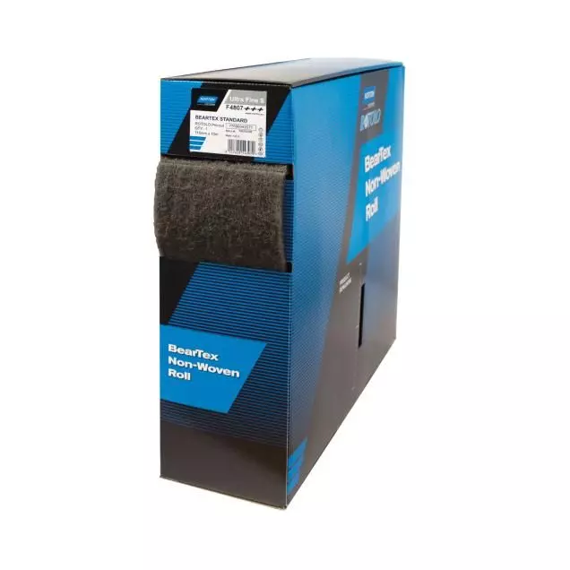 2. CONSUMABILE - Rola pasla abraziva, Norton Beartex, gri ultra fina, dimensiune 115 mm  x 10 metri