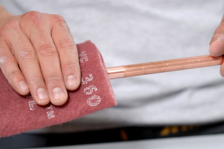 Rola pasla abraziva, Mirka Mirlon Total®, gri/rosu, dimensiune 115 mm x 10 metri [2]