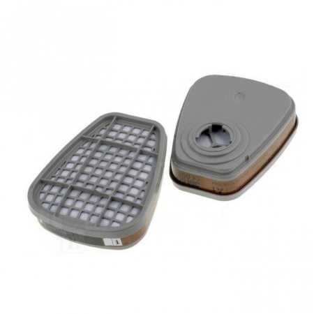 2.1 PROTECTIE PERSONALA - Filtre pentru masca 3M™ 6055 protectie A2, protejează împotriva gazelor și a vaporilor organici (set 2 filtre)