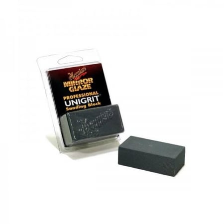 2. CONSUMABILE - Bloc de slefuit, Meguiar's Mirror Glaze Professional Unigrit Sanding Block, P1000, slefuire umeda inainte de polish