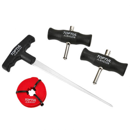 2. CONSUMABILE - Set unelte, Toptul JGAR0403, pentru demontarea parbrizului, set 4 piese