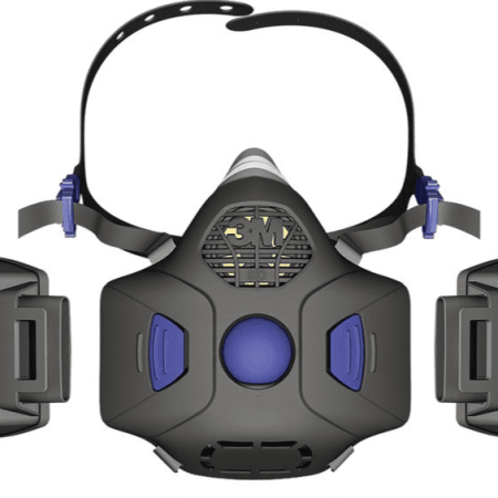 2.1 PROTECTIE PERSONALA - Semi-masca profesionala, 3M™ Secure Click™ HF 800SD, de protectie respiratorie, fara filtre (se comanda separat)