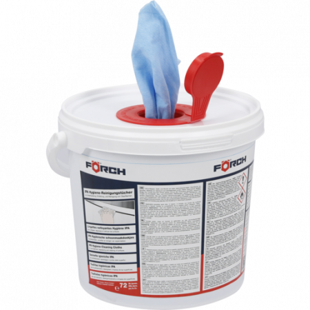 2. CONSUMABILE - Servetele igienice, Forch IPA. pentru curatat suprafete rezistenta la alcool, cutie 72 bucati, dimensiune 24 x 26 cm