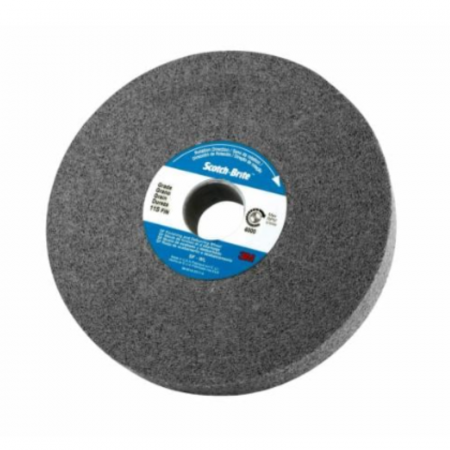 3. SCULE - Disc debavurare, 3M Scotch-Brite EXL DB-WL, culoare gri, dimensiune 203 x 25.4 x 76.2 mm