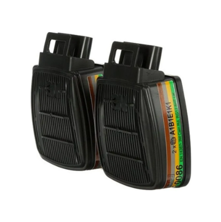 2.1 PROTECTIE PERSONALA - Set 2 filtre, 3M™ Secure Click™ D8059 pentru masca HF 800, filtre vapori A1B1E1K1 Secure Click