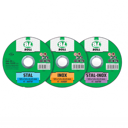 3. SCULE - Disc de taiere inox, Boll PRBL-50122, grosime 1.6 mm, diametru 125 mm