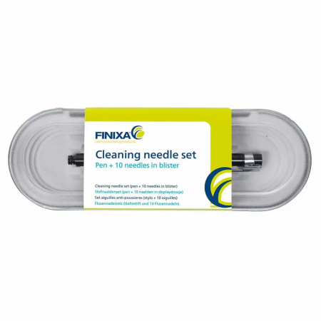 Indepartat impuritati - Set indepartare impuritati, Finixa CNS 10, culoare negru, pentru impuritati din lac si vopsea, contine 10 ace