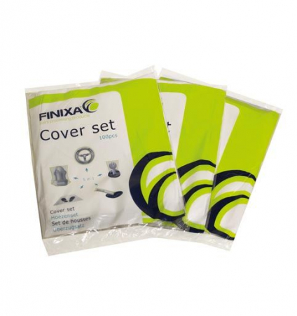 Folie mascare - Set protectie Finixa interior auto pachet 1 seturi 5 in 1 (scaun, volan, presuri, schimbator, frana de mana)