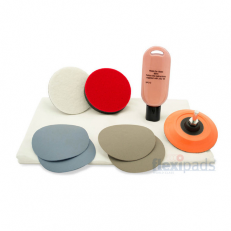 2. CONSUMABILE - Set polisare plastic, Flexipads FPGP207, pentru plastic, fibre, sticla