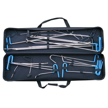 Indreptat fara vopsire - Set tije indreptat, Gmelin + Moll 57810, scule PDR pentru indreprat caroseria fara vopsire