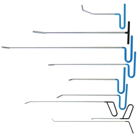 Set tije indreptat, Gmelin + Moll 57810, scule PDR pentru indreprat caroseria fara vopsire [2]