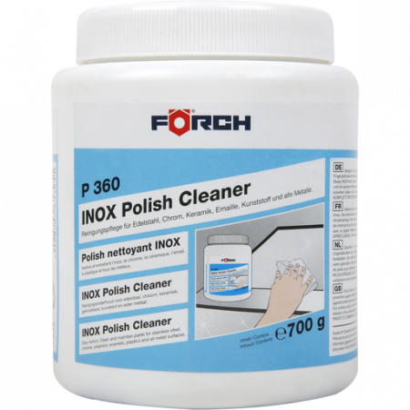 2. CONSUMABILE - Solutie curatare si lustruire, Forch P360, pentru inox, gramaj 700 grame