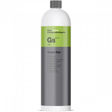 2.15 Detailing Auto - Solutie curatare universala, Koch Chemie 250XX, alcalina, Green Star, cantitate 5/11 litri