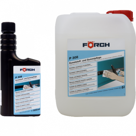 2. CONSUMABILE - Solutie de curatat si ingrijit, Forch P308, pentru plastic si cauciuc, gramaj 0.5 / 5 litri