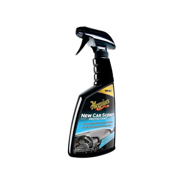 2. CONSUMABILE - Solutie protectie, Meguiar's New Car Scent Protectant, dressing pentru plastic, gramaj 473 ml