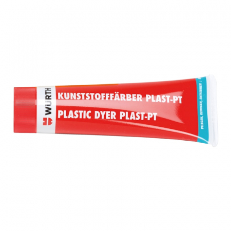 2. CONSUMABILE - Pasta de retus, Wurth 893 280 1, pentru plastic, culoare negru, cantitate 75 ml