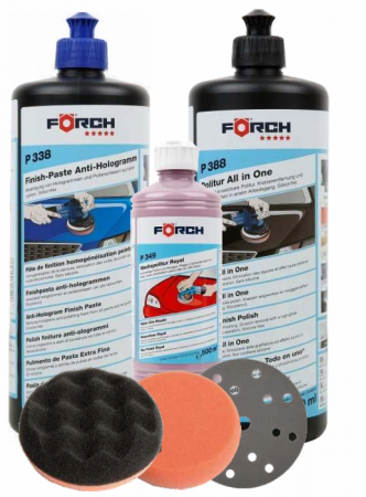 2. CONSUMABILE - Set polishare auto, Forch, profesional P388 + P339 + P349, 1 kg