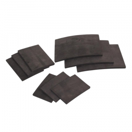 Scule speciale pentru chit - Spaclu flexibil, Kemtex 13.2305, din cauciuc, usor de curatat, pentru chit, set 3 bucati diferite dimensiuni