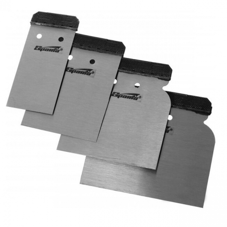 Spatule japoneze otel, Sparta 852605, pentru chit diferite marimi (set 4 buc) [0]