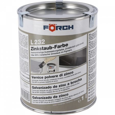2. CONSUMABILE - Vopsea, Forch L232, pe bază de pulbere de zinc, cantitate 1 litru