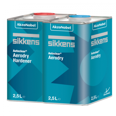 Lac auto HS - Pachet lac auto, Sikkens Aerodry, gramaj 2.5 litri lac + 2.5 litri intaritor