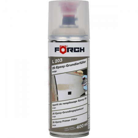 2. CONSUMABILE - Spray grund epoxidic, Forch L203, grund bej de umplere 2K, gramaj 400 ml