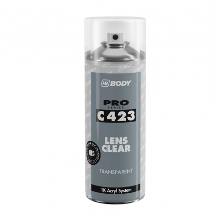 2. CONSUMABILE - Spray lac faruri, HB Body Lens Clear, culoare transparent, cantitate 400 ml