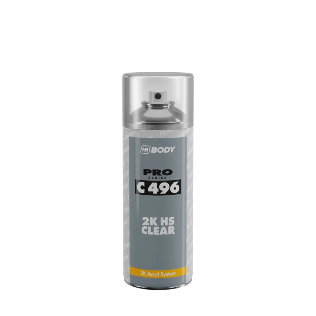 Lac auto Retus - Spray lac, HB Body C496, culoare transparent, cantitate 400 ml