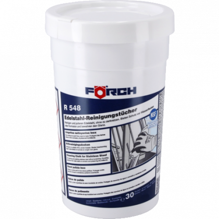 2. CONSUMABILE - Servetele curatare, Forch R548, pentru otel, aluminiu, crom etc., cutie 30 bucati