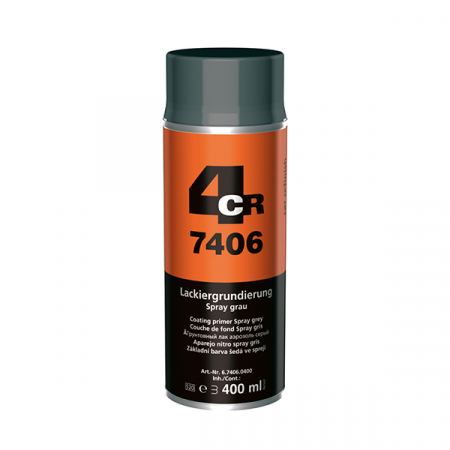 Spray Primer - Spray primer, 4CR 7406, culoare gri, cantitate 400 ml
