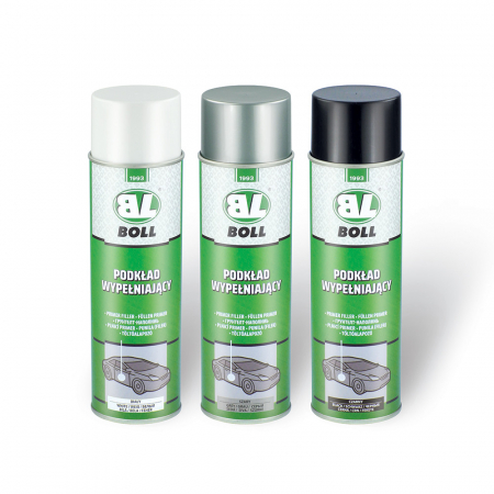 2. CONSUMABILE - Spray primer, Boll PRBL-105X, culoare alb / gri / negru cantitate 500 ml