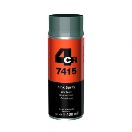 Spray Primer - Spray de zinc, 4CR 7415, culoare gri,cantitate 400 ml