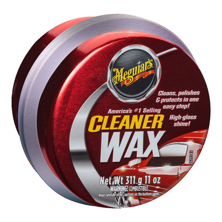 Pasta polish - Ceara auto solida, Meguiar's A1214, pentru curatare, gramaj 311 grame