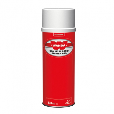 Filler - Spray primer plastic, Wanda 610 1K, pentru aderenta plastic, spray 400 ml