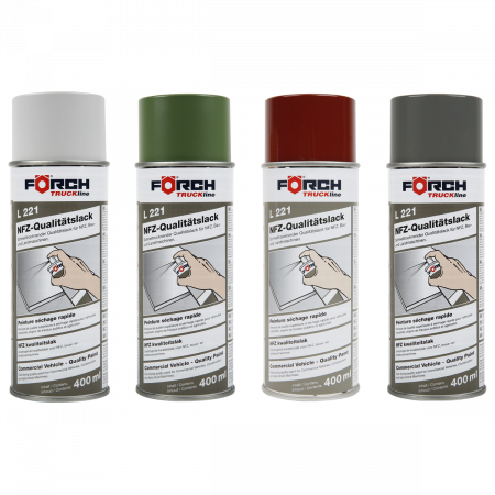 2. CONSUMABILE - Spray vopsea, Forch L221, pentru utilaje agricole, culori speciale, gramaj 400 ml